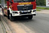 Ölspur ruft Feuerwehr auf den Plan
