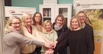 Die Ehrenamtlichen des AWO KiPa Projektes freuen sich über den Start des dritten Projektjahres. Foto © AWO Herford