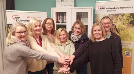 Die Ehrenamtlichen des AWO KiPa Projektes freuen sich über den Start des dritten Projektjahres. Foto © AWO Herford