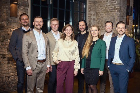 Marlon Dreisilker, Hauke Schulz, Frederik Frommholz, KatharinaHimmerich, Max Rahn, Annika Eweler, Michael Klose, Stefan Fietzek (vonlinks) © Foto: Hirschmeier Media