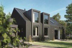 Das Schüco Kunststoffsystem Schüco FocusIng überzeugt mit moderner Optik, einem hohen Rezyklatanteil und sehr guten Wärmedämmwerten – ab sofort auch mit Mitteldichtung. © Schüco International KG