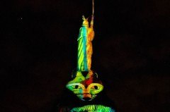 mpression von Hermann leuchtet 2025 (Foto: Landesverband Lippe)