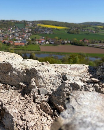 Burg Vlotho - Historische Mauerteile freigelegt © Stadt Vlotho