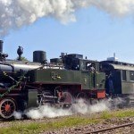 Die Dampflok „Kattowitz“ mit dem Preußenzug. Foto: Ingrid Schütte