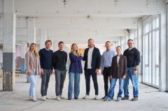 Vl: Anika Krüger, Gesellschafterin Impulse Therapiezentren Vitalcampus GmbH / Tim Dressler, Gesellschafter jonek+dressler architekten / Folker Krüger, Gesellschafter Impulse Therapiezentren Vitalcampus GmbH / Sophie-Louise Eickhoff, Gesellschafterin Impulse Therapiezentren Vitalcampus GmbH / Frederik Haverig, Senior Projektentwickler | Business Development, Hagedorn Revital / Fabian Bergfeld, Gesellschafter Impulse Therapiezentren Vitalcampus GmbH / Luisa Wiethoff, Assistenz und Vermarktung Hagedorn Revital / Daniel Möhrmann, Projektleiter jonek+dressler architekten