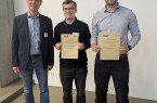 oto: privat v.l.n.r.: Prof. Dr. Achim Schmidtmann, Tim Niklas Tenger, Kennet Wefelmeier