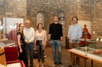 Das Ausstellungsteam v.l.n.r.: Kuratorin Johanna Hersh, Museumsleiter Dr. Martin Kroker, Stadtarchäologin Dr. Sveva Gai und die wissenschaftlichen Volontäre Jakob Heymann und Christoph Lehnert