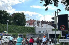 BASS_ON_BIKES_Bielefeld_OWD. Fahrraddemonstration am Ostwestfalentunnel. @ADFC Bielefeld.
