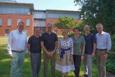 Innovative Therapien und ein intensiver fachlicher Austausch: Das Diabetessymposium hat dank hochkarätiger Besetzung erneut über 100 Expertinnen und Experten nach Gütersloh gelockt (v.l. Prof. Dr. J. Aberle, Prof. Dr. Thomas Forst, Prof. Dr. med. Juris Meier, Dr. Michaela Müller-Rösel, Dilek Öz, Dr. Daniel Winter, Dr. med. Ralph Ziegler). Foto: © Klinikum Gütersloh