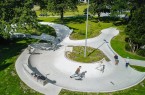 Am Skatepark in den Almeauen kann am 23. August von 12 bis 16 Uhr „getrödelt“ werden.
Foto: Maier Landschaftsarchitektur