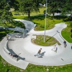 Am Skatepark in den Almeauen kann am 23. August von 12 bis 16 Uhr „getrödelt“ werden.
Foto: Maier Landschaftsarchitektur