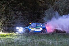 Top-Fahrer Dennis Rostek aus Bückeburg bezeichnet die ADAC Rallye Stemweder Berg als seine Heimveranstaltung und ist regelmäßig Teilnehmer.