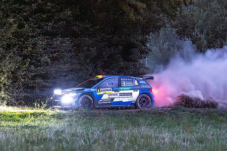 Top-Fahrer Dennis Rostek aus Bückeburg bezeichnet die ADAC Rallye Stemweder Berg als seine Heimveranstaltung und ist regelmäßig Teilnehmer.