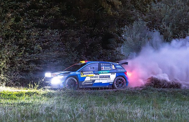 Top-Fahrer Dennis Rostek aus Bückeburg bezeichnet die ADAC Rallye Stemweder Berg als seine Heimveranstaltung und ist regelmäßig Teilnehmer.