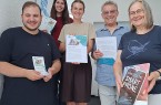 Das Team der Digitalbegleitung v. l. n. r.: Furkan Tasatan, Janine Walter, Madeleine Schwichtenhövel (DRK), Christian Kaulich, Anke Fuchs
© DeineDiakonie