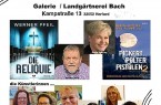 Veranstaltungsplakat zur Lesung und Vernissage in Herford am 24. September 2026 mit Buchcovern sowie Porträts der beteiligten Autorinnen, Autoren und Künstlerinnen.
