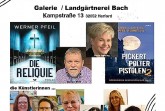 Veranstaltungsplakat zur Lesung und Vernissage in Herford am 24. September 2026 mit Buchcovern sowie Porträts der beteiligten Autorinnen, Autoren und Künstlerinnen.