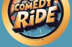 Veranstaltungsplakat mit großem „Comedy Ride“-Schriftzug und Angaben zum Life House Stemwede-Wehdem am Sonntag, 18. Oktober, um 19 Uhr.