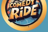 Veranstaltungsplakat mit großem „Comedy Ride“-Schriftzug und Angaben zum Life House Stemwede-Wehdem am Sonntag, 18. Oktober, um 19 Uhr.
